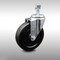 Service Caster 5 Inch SS Soft Rubber Wheel Swivel 12mm Threaded Stem Caster SCC-SSTS20S514-SRS-M1215 - alternate 1